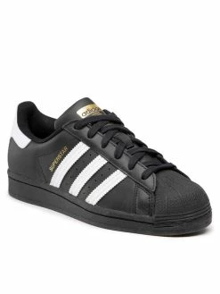 Συμφωνίες ✔️ Adidas Κλειστά Παπούτσια Παπούτσια Superstar J EF5398 Μαύρο 🥰