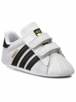 Νέος 🥰 Adidas Κοντά Αθλητικά Παπούτσια Superstar Crib S79916 Λευκό ⭐