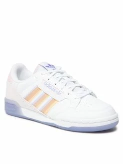 Νέος 🔥 Adidas Κλειστά Παπούτσια Παπούτσια Continental 80 Stripes J GY8138 Λευκό 💯