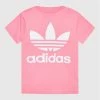 Καλύτερη πώληση 😀 Adidas T-shirts T-Shirt Trefoil HK0259 Ροζ Regular Fit 🔔
