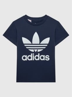 Συμφωνίες 👍 Adidas T-shirts T-Shirt Trefoil HK0260 Σκούρο μπλε Regular Fit 🤩