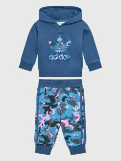 Το φθηνότερο ✨ Adidas Σετ Φόρμα Camo HK0319 Μπλε Regular Fit 🔔