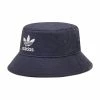 Ολοκαίνουργιο ✔️ Adidas Σκούφοι & Καπέλα Καπέλο Adicolor Trefoil Bucket HD9710 Μωβ 👏