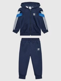 Ολοκαίνουργιο 🎁 Adidas Σετ Φόρμα Full-Zip HL2209 Σκούρο μπλε Regular Fit 🥰
