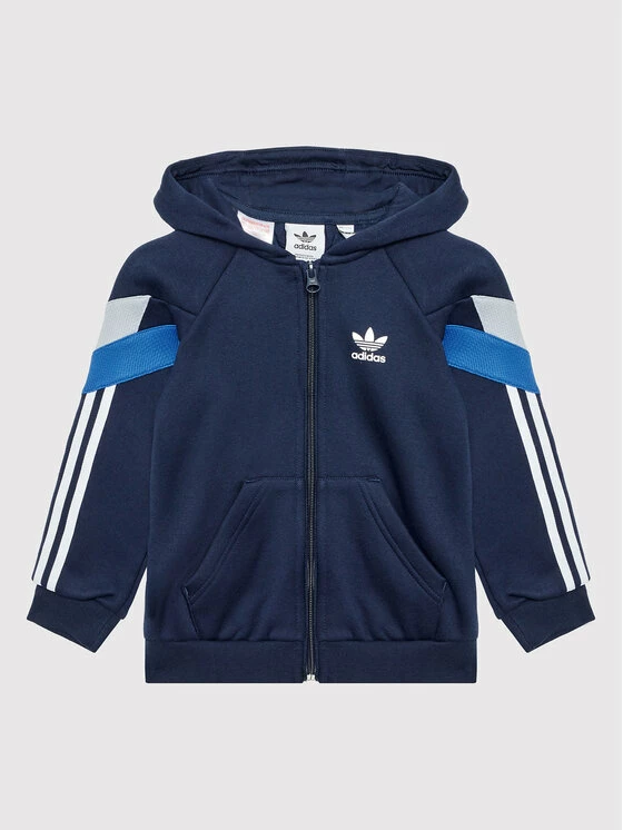 Ολοκαίνουργιο 🎁 Adidas Σετ Φόρμα Full-Zip HL2209 Σκούρο μπλε Regular Fit 🥰 2 Ολοκαίνουργιο 🎁 Adidas Σετ Φόρμα Full-Zip HL2209 Σκούρο μπλε Regular Fit 🥰 - Image 2