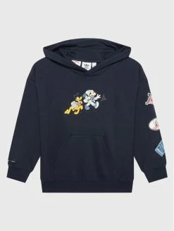 Προϋπολογισμός 🌟 Adidas Μπλούζες Φόρμας Μπλούζα Disney Mickey And Friends HK9783 Σκούρο μπλε Relaxed Fit 🥰