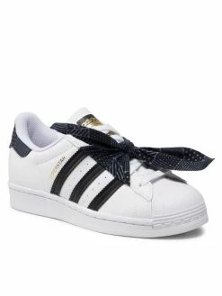 Best Pirce 🥰 Adidas Αθλητικά Παπούτσια Superstar J Q47378 Λευκό ⌛