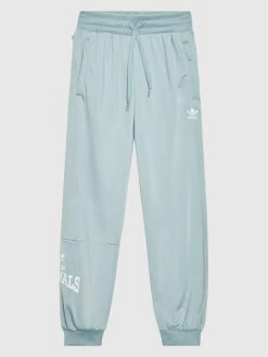 Ολοκαίνουργιο ❤️ Adidas Παντελόνια Φόρμας Παντελόνι φόρμας Graphic Print HL6883 Μπλε Relaxed Fit 😍