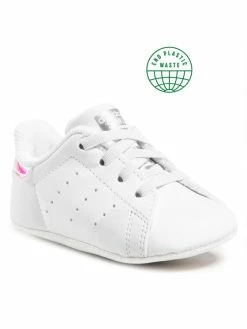 Ολοκαίνουργιο 🥰 Adidas Κοντά Αθλητικά Παπούτσια Stan Smith Crib FY7892 Λευκό ⌛