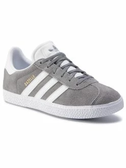 Εξοδος 🔔 Adidas Αθλητικά Παπούτσια Gazelle J FW0716 Γκρι ⭐