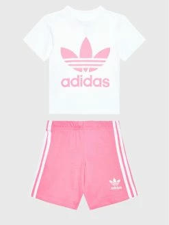 Flash Sale 👍 Adidas T-shirts Σετ T-shirt και αθλητικό σορτς Treofil HK7480 Έγχρωμο Regular Fit 🔥