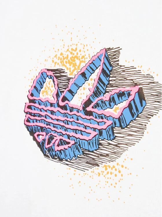 Η καλύτερη συμφωνία 💯 Adidas T-shirts T-Shirt Graphic HL6856 Λευκό Regular Fit ⌛ 3 Η καλύτερη συμφωνία 💯 Adidas T-shirts T-Shirt Graphic HL6856 Λευκό Regular Fit ⌛ - Image 3