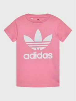 Πολύ καλή προσφορά 🔥 Adidas T-shirts T-Shirt Trefoil IB9932 Ροζ Regular Fit 🎉