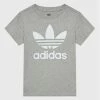 Αγορά 😀 Adidas T-shirts T-Shirt Trefoil IB9931 Γκρι Regular Fit ❤️