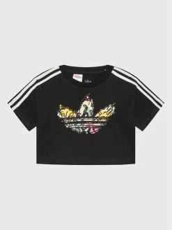 Κουπόνι 😉 Adidas T-shirts T-Shirt IB8583 Μαύρο Regular Fit 😉