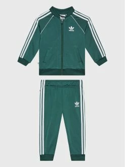 Νέος 👏 Adidas Σετ Φόρμα Adicolor HK7487 Πράσινο Regular Fit 👍