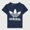 Νέος ✔️ Adidas T-shirts T-Shirt Trefoil IC9118 Σκούρο μπλε Regular Fit ⭐
