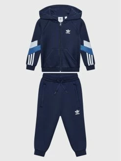 Best Pirce 🎉 Adidas Σετ Φόρμα Full-Zip HL6862 Σκούρο μπλε Regular Fit 👏