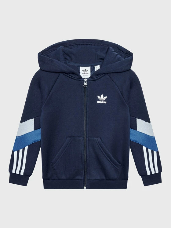 Best Pirce 🎉 Adidas Σετ Φόρμα Full-Zip HL6862 Σκούρο μπλε Regular Fit 👏 2 Best Pirce 🎉 Adidas Σετ Φόρμα Full-Zip HL6862 Σκούρο μπλε Regular Fit 👏 - Image 2