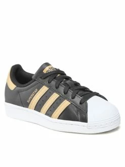 Συμφωνίες 🎁 Adidas Κοντά Αθλητικά Παπούτσια Superstar J GV6622 Μαύρο 💯