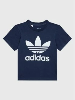 Εξοδος ❤️ Adidas T-shirts T-Shirt Trefoil Tee HK7503 Σκούρο μπλε Regular Fit 🥰