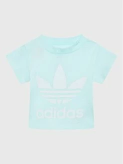 Πολύ καλή προσφορά ✔️ Adidas T-shirts T-Shirt Adicolor Trefoil HS8866 Μπλε Regular Fit 🥰
