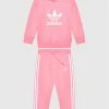 Εξοδος 🎁 Adidas Σετ Φόρμα Adicolor HK7491 Ροζ Regular Fit 🔔