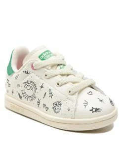 Τοπ 10 ⭐ Adidas Μοκασίνια Παπούτσια Stan Smith El I GY1788 Λευκό 😍