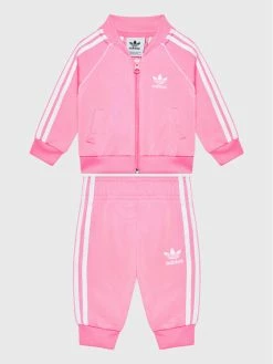 Καλύτερες κριτικές για 😉 Adidas Σετ Φόρμα Adicolor HK7485 Ροζ Regular Fit ❤️