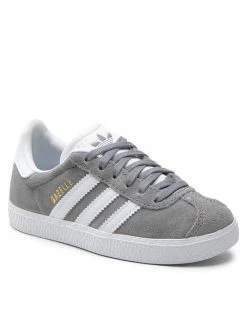 Φτηνός 🎁 Adidas Αθλητικά Παπούτσια Gazelle C FW0714 Γκρι 🛒