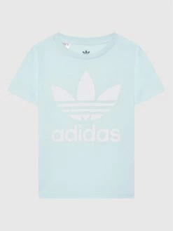 Νέος 😉 Adidas T-shirts T-Shirt Trefoil HS8863 Μπλε Regular Fit 🧨