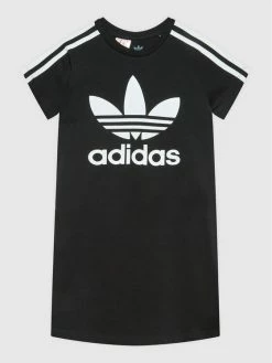 Κουπόνι 😍 Adidas Φορέματα Φόρεμα καθημερινό Adicolor HK0289 Μαύρο Slim Fit 🧨