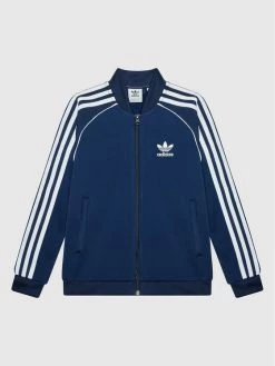 Πολύ καλή προσφορά ⭐ Adidas Μπλούζες Φόρμας Μπλούζα Adicolor Sst Track HK0298 Σκούρο μπλε Regular Fit ❤️