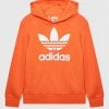 Best Pirce 😀 Adidas Μπλούζες Φόρμας Μπλούζα Trefoil HK0273 Πορτοκαλί Regular Fit ⭐