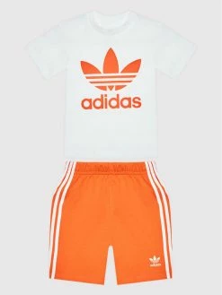 Εκπτωση ⭐ Adidas T-shirts Σετ T-shirt και αθλητικό σορτς Trefoil HK7481 Έγχρωμο Regular Fit ⭐