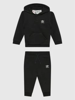 Εξοδος 👍 Adidas Σετ Φόρμα Adicolor HK7454 Μαύρο Regular Fit 🥰