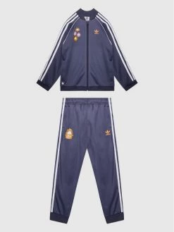 Εξοδος 🎉 Adidas Σετ Φόρμα KEVIN LYONS HF7550 Σκούρο μπλε Regular Fit 👍