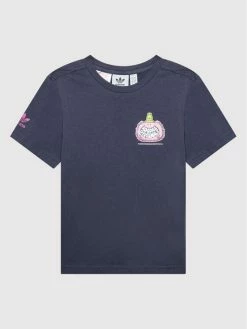 Τοπ 10 😍 Adidas T-shirts T-Shirt KEVIN LYONS HF7539 Σκούρο μπλε Regular Fit 👍