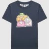 Νέος 💯 Adidas T-shirts T-Shirt KEVIN LYONS HF7583 Σκούρο μπλε Regular Fit ⭐