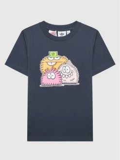 Νέος 💯 Adidas T-shirts T-Shirt KEVIN LYONS HF7583 Σκούρο μπλε Regular Fit ⭐