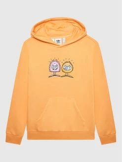 Φτηνός 😀 Adidas Μπλούζες Φόρμας Μπλούζα KEVIN LYONS HF7581 Πορτοκαλί Regular Fit 🥰