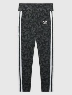 Η καλύτερη συμφωνία 👏 Adidas Κολάν Allover Print HF4871 Μαύρο Tight Fit 🔥