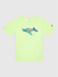 Best Pirce 🤩 Adidas T-shirts T-Shirt Graphic Stoked Beach HE6907 Πράσινο Regular Fit ✔️