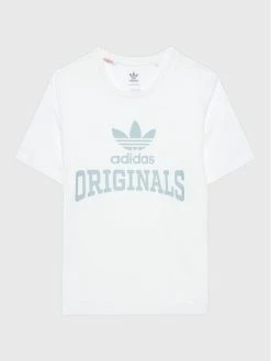 Φτηνός 🧨 Adidas T-shirts T-Shirt Graphic HL6871 Λευκό Relaxed Fit 🧨