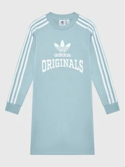 Προϋπολογισμός 😉 Adidas Φορέματα Φόρεμα καθημερινό HL6885 Μπλε Slim Fit 🛒