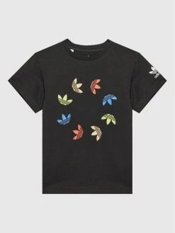 Συμφωνίες 👍 Adidas T-shirts T-Shirt Adicolor HE6846 Μαύρο Regular Fit 🌟