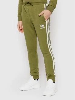 Flash Sale 😀 Adidas Παντελόνια Φόρμας Παντελόνι φόρμας 3-Stripes HD2048 Πράσινο Regular Fit 🎉