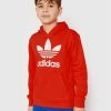 Η καλύτερη συμφωνία 🥰 Adidas Μπλούζες Φόρμας Μπλούζα Trefoil HD2020 Κόκκινο Regular Fit ✔️