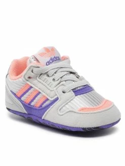 ΧΟΝΔΡΙΚΟ ΕΜΠΟΡΙΟ ✔️ Adidas Μοκασίνια Παπούτσια Zx 8000 Crib GX5312 Γκρι ⭐