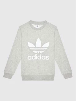 Τοπ 10 💯 Adidas Μπλούζες Φόρμας Μπλούζα Trefoil GD2709 Γκρι Regular Fit 🥰